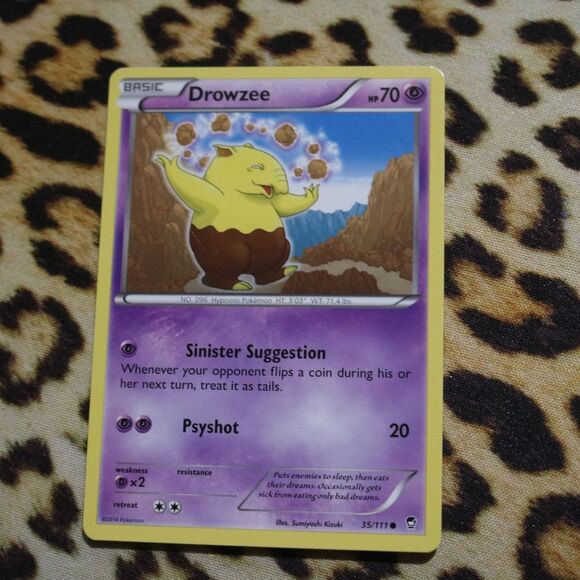 Drowzee 35/111 Pokemon Card - Picture 1 of 1